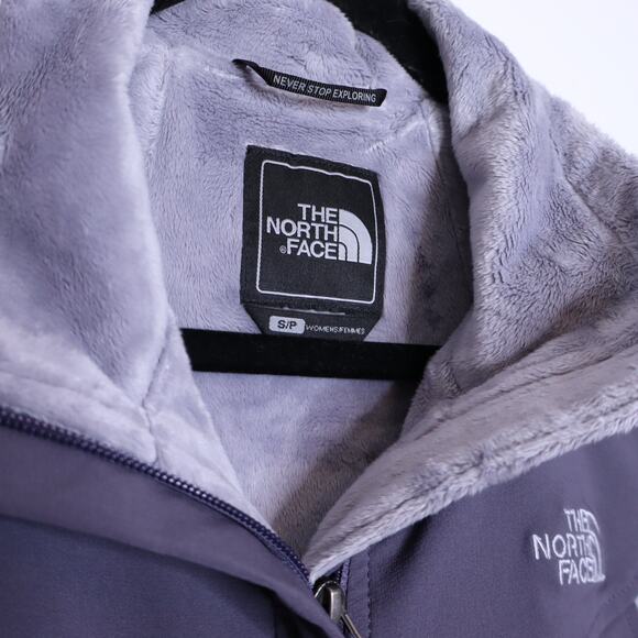 THE NORTH FACE Ruby Raschel Fleece Jacket Gray Full Zip High Neck Women's S - Picture 7 of 9